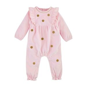 NWT Mud Pie Gold Boucle Baby Bodysuit